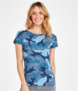 SOLS Ladies Camo T-Shirt